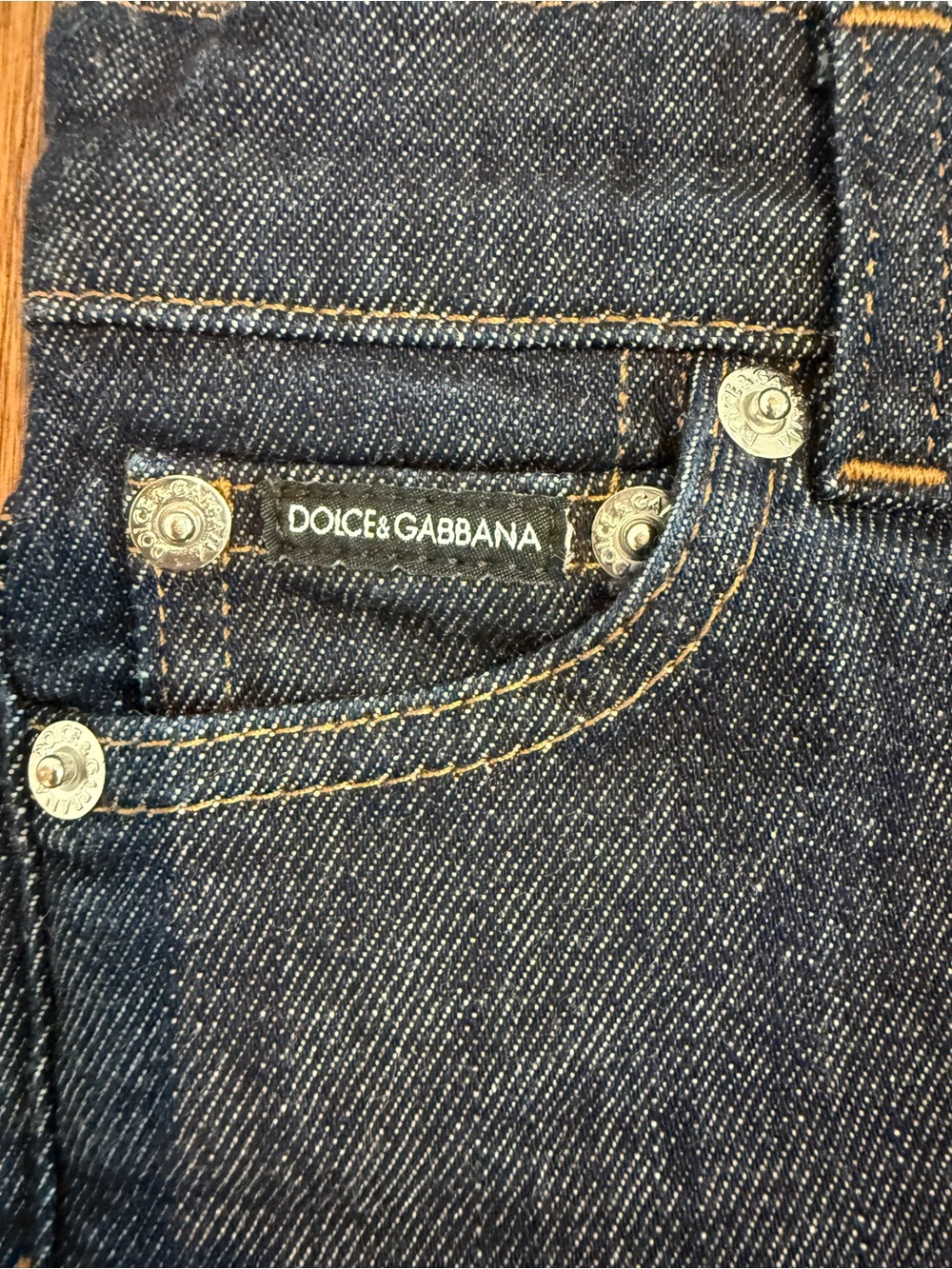 Dolce & Gabbana Dark Blue Slim boy's Jeans size 6
